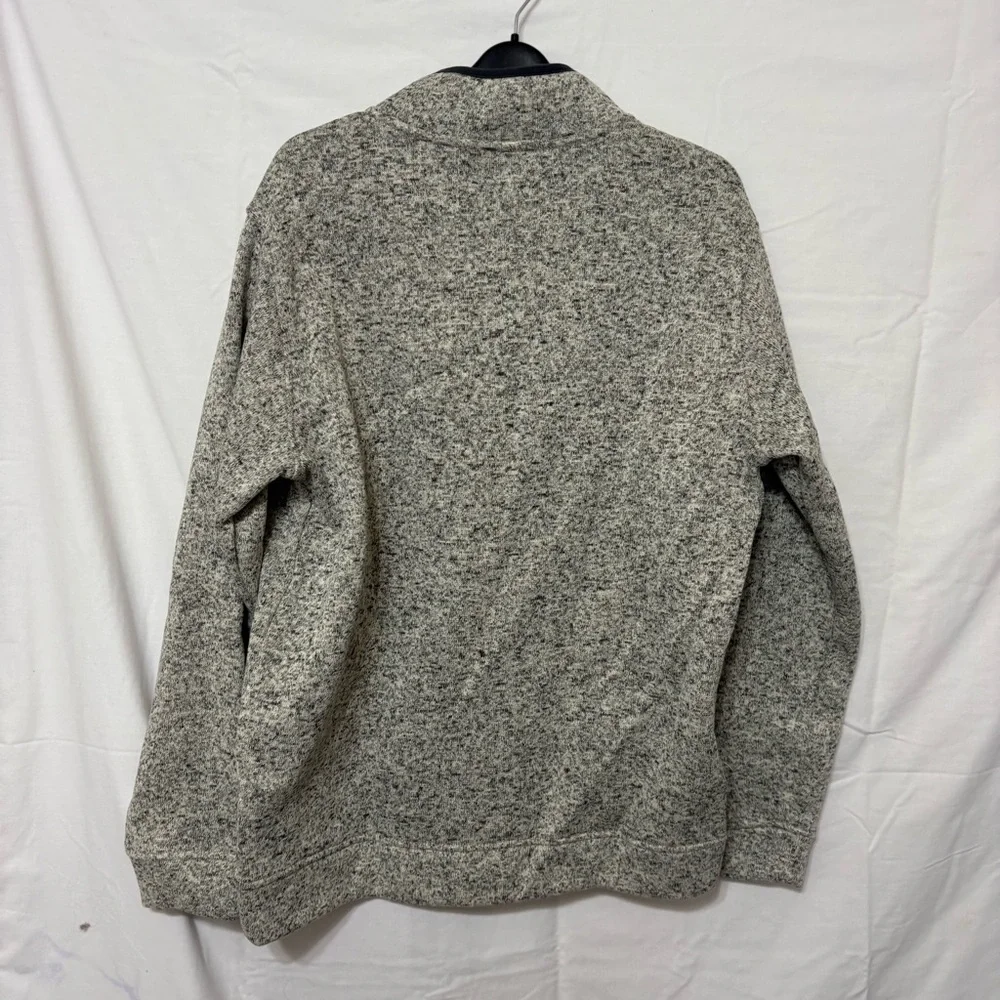Eddie Bauer Men's Radiator Fleece Snap-Front Mock Pullover - Picture 3 of 8